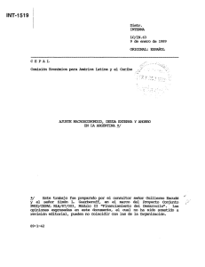 INT-1519 Distr. INTERNA rc/iN.es 9 de erfficra de 1989 OKEGnmL