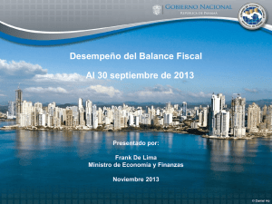 Balance Fiscal III Trimestre 2013 - Ministerio de Economía y Finanzas