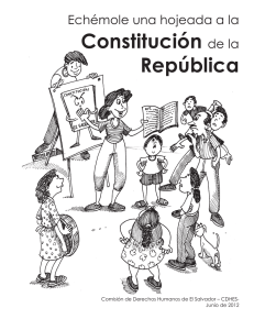Constitución de la República - Comisión de Derechos Humanos de