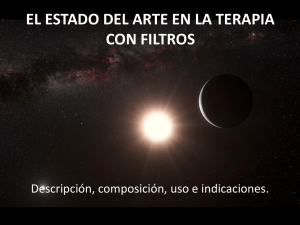 el estado del arte en la terapia con filtros