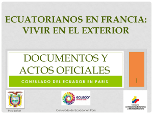 ABC Doc ecuatorianos - Embajada del Ecuador en Francia