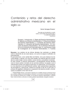 Contenido y retos del derecho administrativo mexicano en el siglo XXI