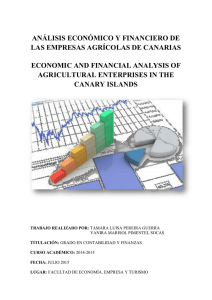 Analisis Economico y Financiero de las empresas agricolas de