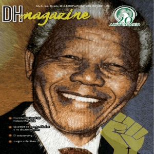 Dia Internacional de Nelson Mandela Igualdad de