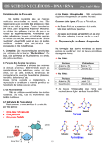 os ácidos nucléicos – dna / rna