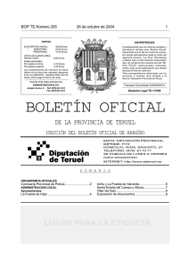 boletín oficial - Boletin Oficial de Aragón