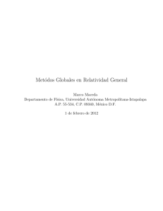 Metódos Globales en Relatividad General