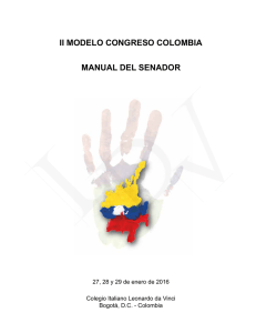 ii modelo congreso colombia manual del senador