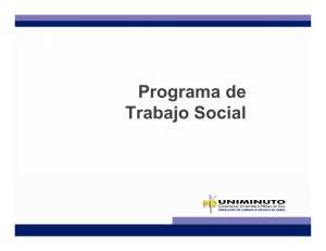 Descargar Presentación programa de trabajo social