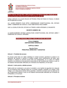 Código Penal para el Estado Libre y Soberano de Oaxaca.