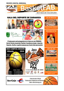 revista 120 - Federación Aragonesa de Baloncesto