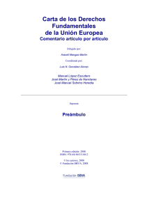 Carta de los Derechos Fundamentales de la Unión Europea