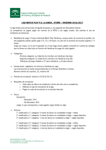 Reglamento LIGA - Parque Deportivo La Garza