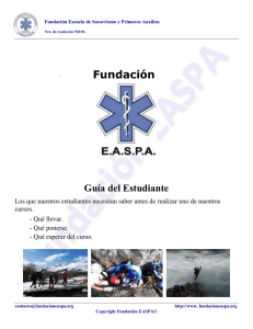 Fundacion EASPA - Capacitacion en Primeros Auxilios, Socorrismo
