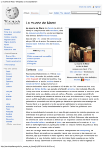 La muerte de Marat - Wikipedia, la enciclopedia libre