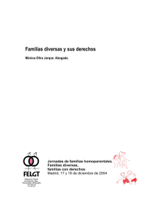 Familias diversas y sus derechos