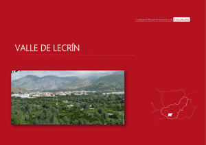valle de lecrín - Centro de Estudios Paisaje y Territorio