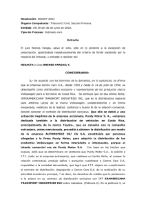 Resolución: 000207-2003 Órgano Competente : Tribunal II Civil