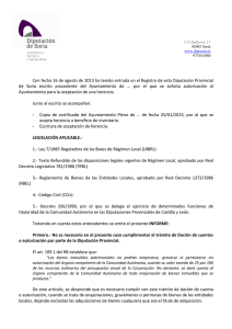 aceptación herencia - Diputación Provincial de Soria
