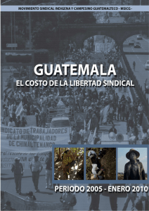 Guatemala: El costo de la libertad sindical