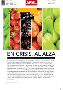 En crisis, al alza 01/08/2013