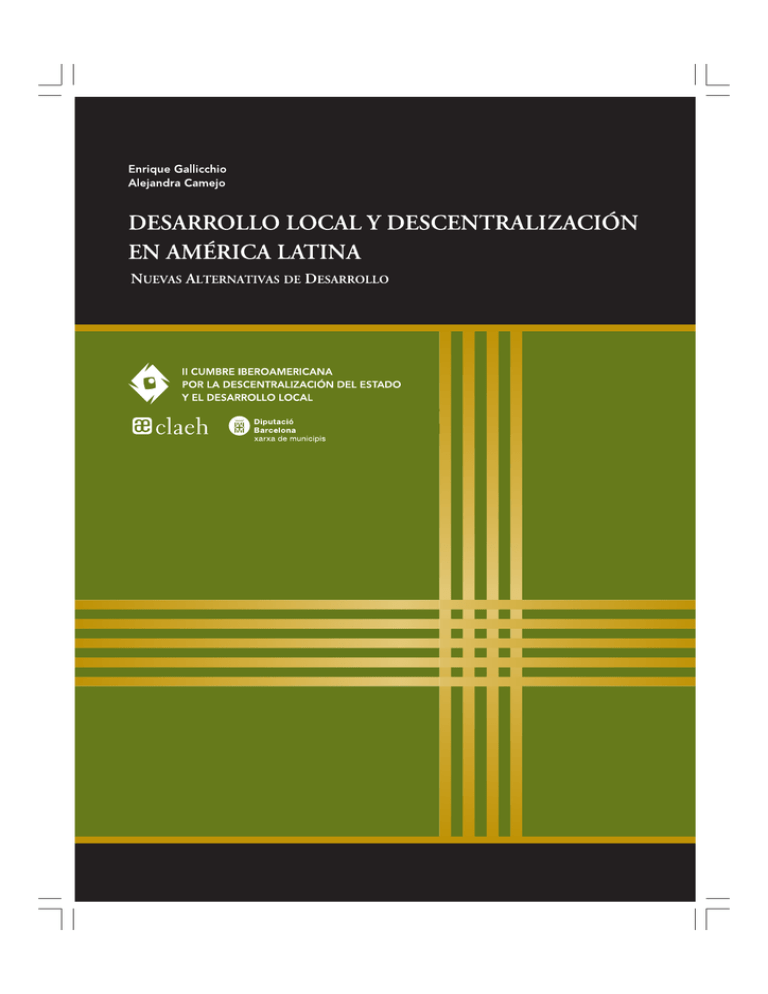 Desarrollo Local Y Descentralizaci N En Am Rica Latina