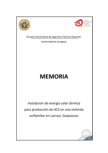 Memoria - Universidad de Zaragoza