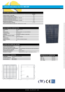 Módulo fotovoltaico SumSol MS-65P