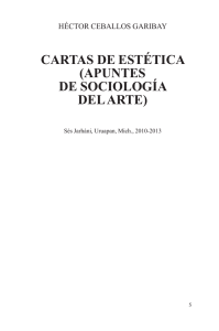 cartas de estética - Héctor Ceballos Garibay