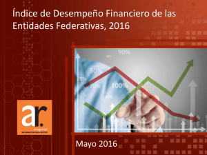 Índice de Desempeño Financiero de las Entidades Federativas, 2016