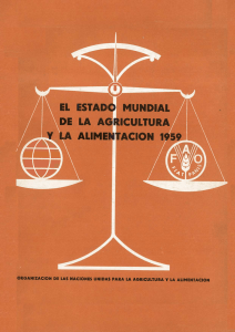 El estado mundial de la agricultura y la alimentación, 1959