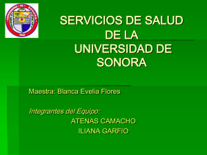 Servicios de Salud de la Universidad de Sonora