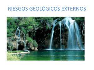 Riesgos geológicos externos