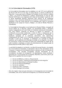 La Universidad de Extremadura - Web de Gestión de ayudas a la