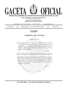 gaceta oficial - Editora de Gobierno