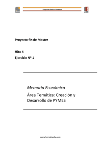 1. Memoria Económica