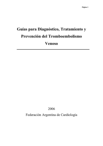 Consenso TEV - Federacion Argentina de Cardiologia