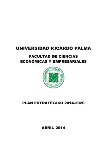 plan estratégico facee - Universidad Ricardo Palma
