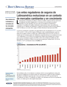 Los entes reguladores de seguros de Latinoamérica