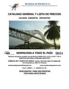 Descargar en PDF - Escaleras de Panamá