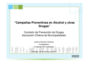 Campañas Preventivas en Alcohol y otras Drogas