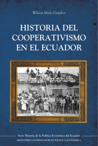 Historia del Cooperativismo en el Ecuador