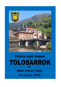 TOLOSA EGIN DUGUN TOLOSARROK 3ª Edición por Mikel