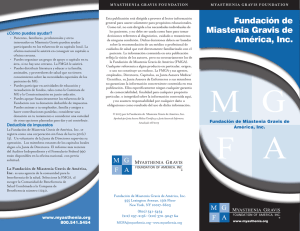 Fundación de Miastenia Gravis de América, Inc.