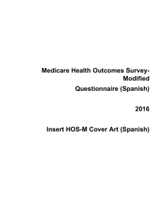 Medicare Health Outcomes Survey Instructions