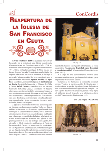 Reapertura de la Iglesia de San Francisco en Ceuta