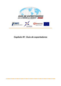 Capítulo #1: Guía de exportadores - Cámara de Comercio, Industria