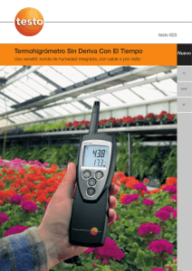 Termohigrometro Digital.Testo 625