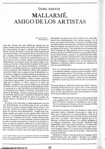 mallarme, amigo de los artistas - Revista de la Universidad de México
