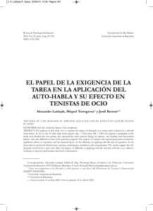 Descargar el archivo PDF - Revista de Psicología del Deporte